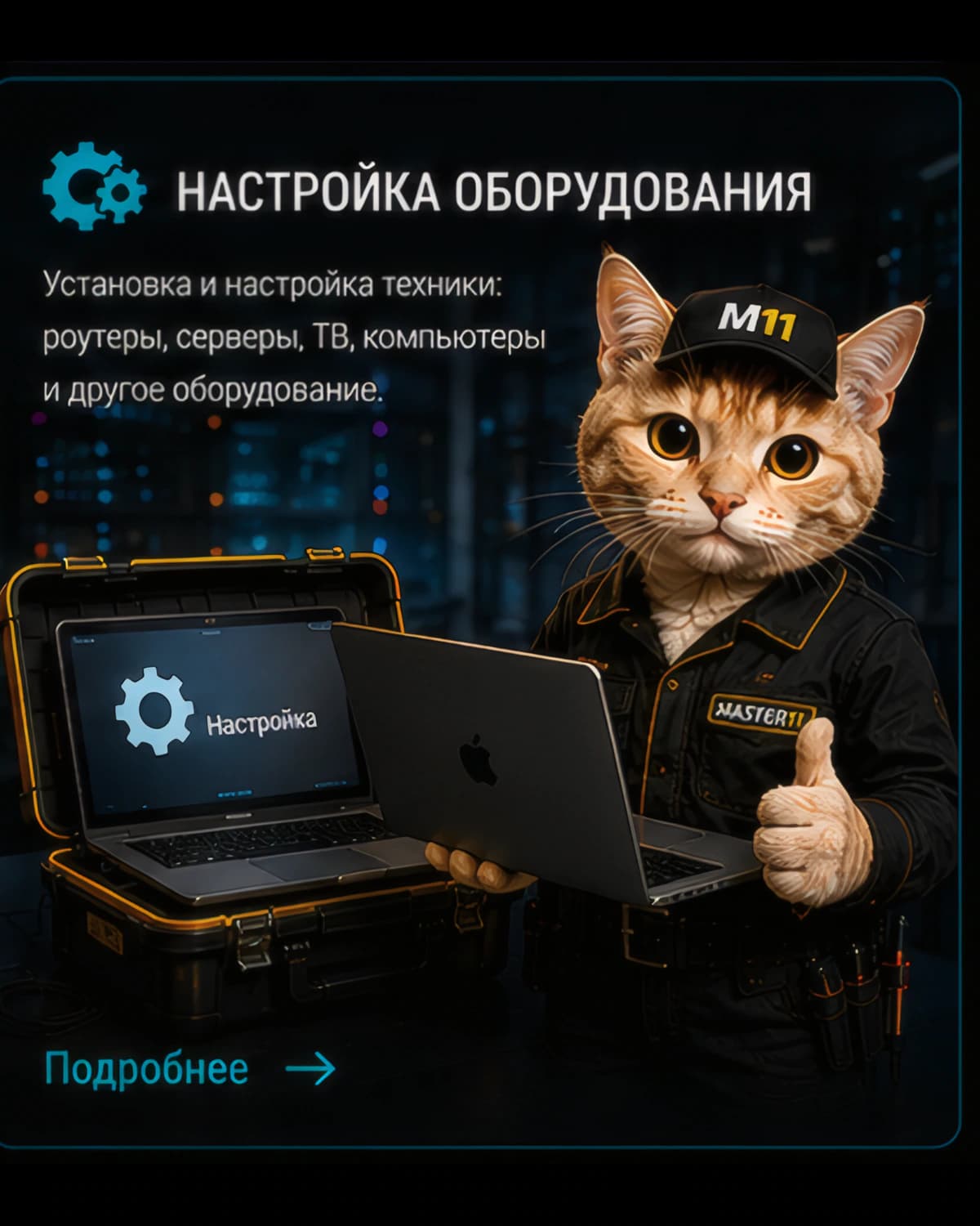 Настройка устройств — услуги MASTER11