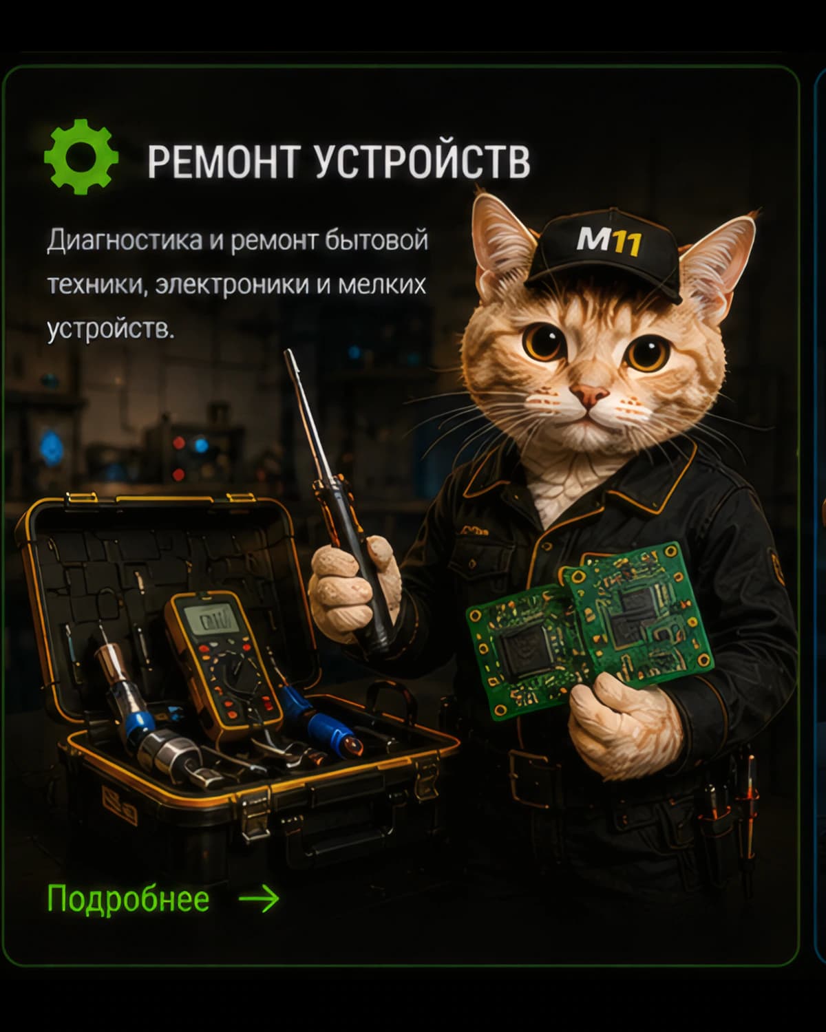 Ремонт устройств — услуги MASTER11