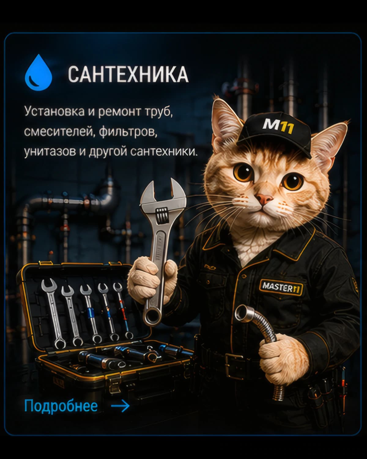 Сантехника — услуги MASTER11